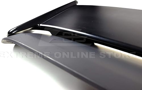 Miniatura 4 de Para Honda Civic EJ6 3Dr Hatchback 1996-2000 | Imprimación de plástico ABS estilo JDM Type-R negro trasero techo superior alerón CTR EK9 Si Type-R