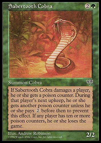 Magic The Gathering - Sabertooth Cobra - Mirage