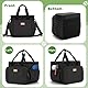 CURMIO Hundepflegetasche, Haustierpflege Tasche, Organizer Tragetasche für Hundepflegezubehör, Hundeschneider, Bürste und andere wichtige Dinge, Schwarz