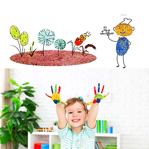 Weierken 15 Color Craft Ink Pad Stamps Partner DIY Water-Soluble Colors, Ink Pad for Stamps, Paper, Wood Fabric, Rubber Scrapbooking Card, Thanksgiving Halloween Christmas New Year Party Supplies