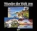 Produktbild Wunder der Welt 2018: Großer Wandkalender über die Landschaft und Wahrzeichen der Erde. PhotoArt Kalender mit edlem schwarzem Hintergrund. 55 x 45,5 cm