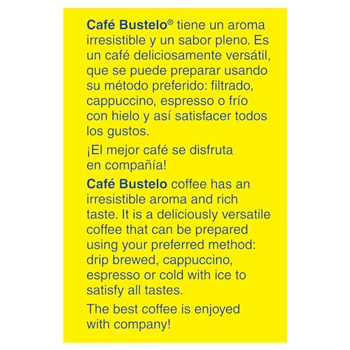 Café Bustelo Espresso Dark Roast Ground Coffee Brick, 10 Ounces
