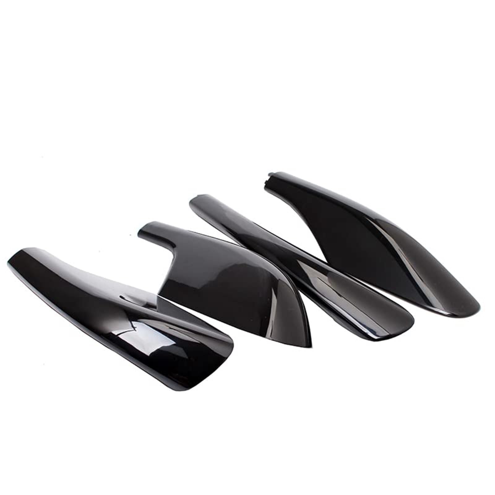 4pcs Roof Rack Bar Rail End Cap Case Exterior Accessories