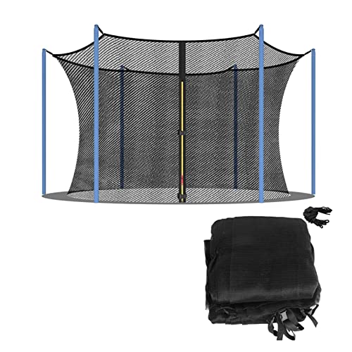 Filet de sécurité pour trampoline rond 6 poteaux durabilité météo