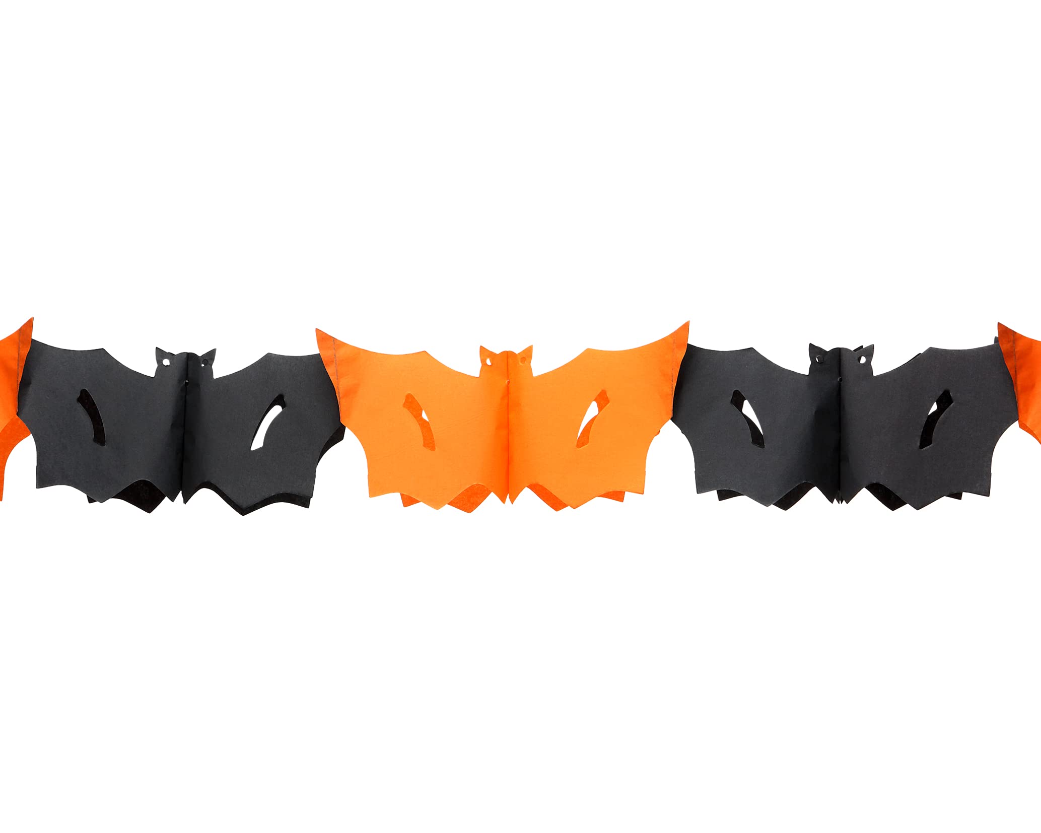 ATOSA Halloween Bats Paper Garland 300cm