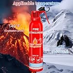 Fire Extinguisher for Home, Car, Kitchen, Vehicle, Boat, Garage, Portable A, B, C, K Class Fire Extinguishers with Mount, Emergency Survival Extinguisher, Easy Access, Versatile Fire Protection - Image 2