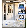 TEEHO TE019 Smart Keypad Door Lock with Handle, App Control, Keyless Entry Electronic Lock, Remote One-Time Codes, Auto Lock, Passage Mode, for Bedroom, Interior Door & Rental, Matte Black