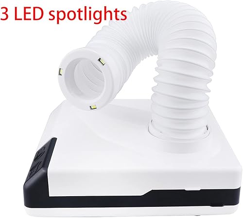 Miniatura 5 de 60 W colector de polvo ventilador aspirador potente laboratorio dental arte manicura polvo limpieza herramienta