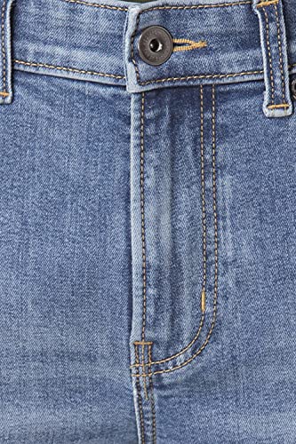 Image of Red Tape Classic Skinny Jeans for Men | Everyday Comfort & Premium Fabric - RDM0834M-34 Mid Blue