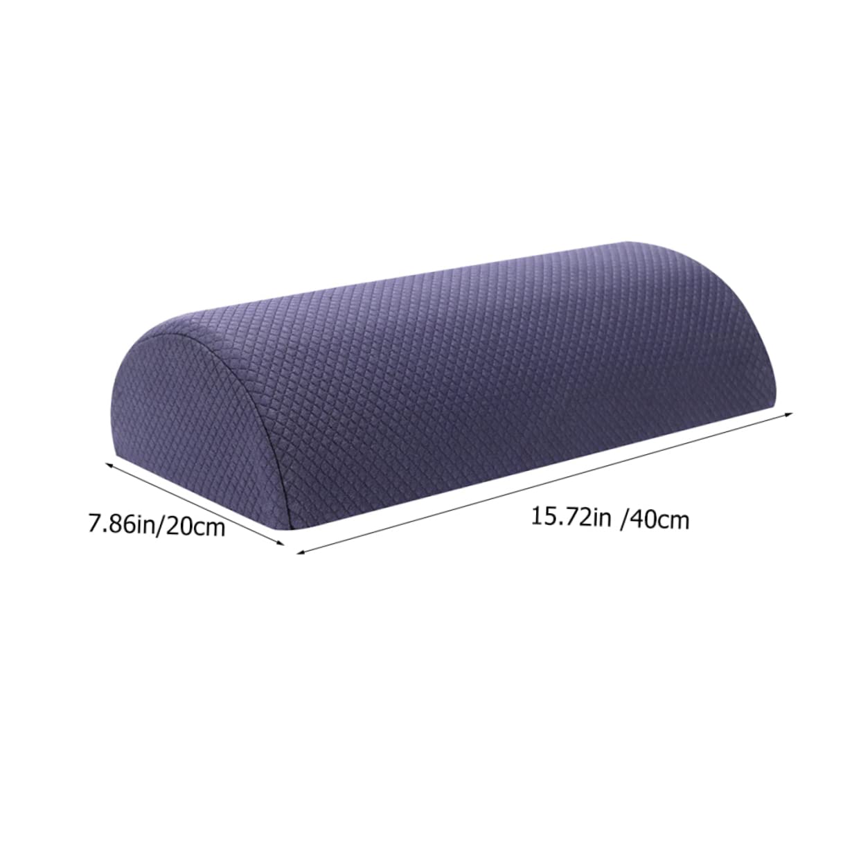 FOMIYES Knee Pillow Semi Roll Memory Leg Bolster Detachable Lumbar Support for Sleeping Travel Ergonomic Design for Comfort Promotes Easy to Clean Zipper Cover