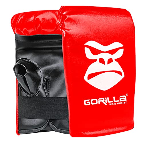 Kit Boxe Saco de Pancada Infantil 70cm + Luva Bate Saco Muay thai Criança + Suporte de Teto Gorilla