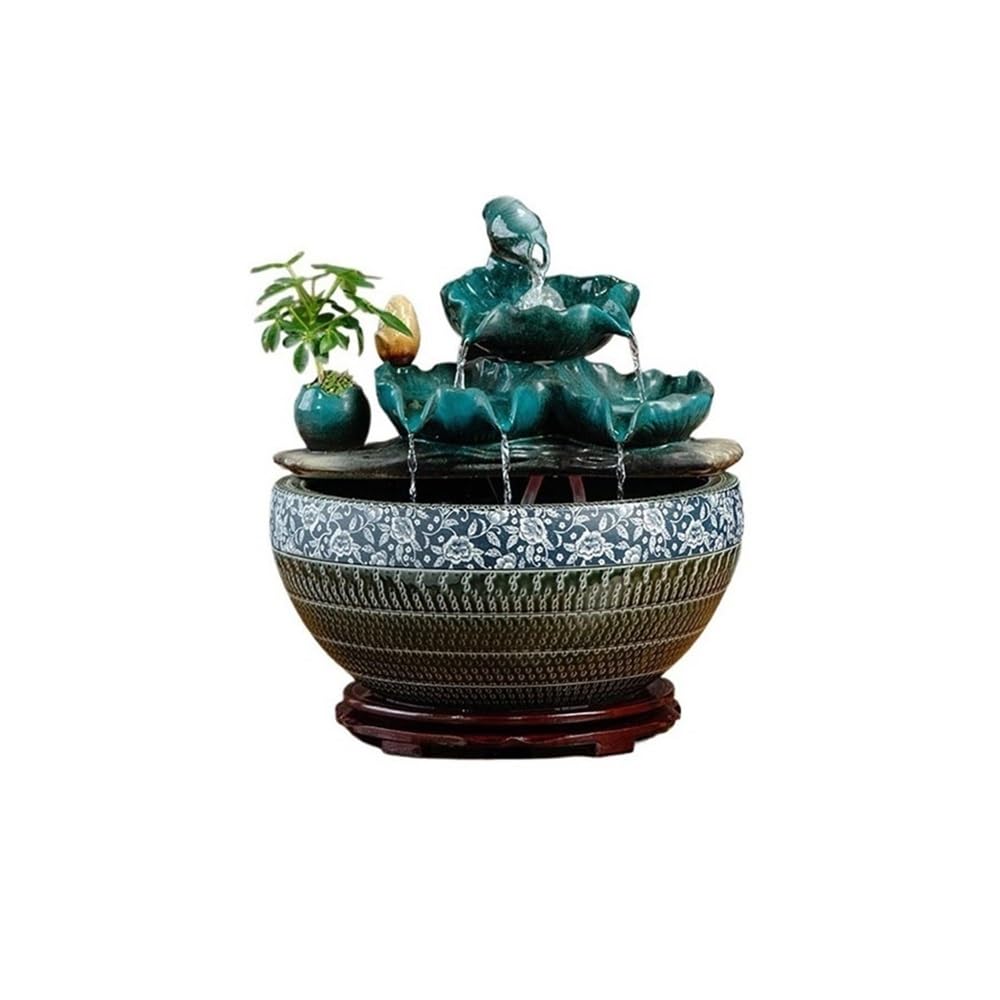 Fontaine d'intérieur cascade pour bureau et salon créant une ambiance zen avec effet d'eau