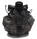 Becher plus Diverse Feldflasche mit US Army Flaschentasche at-Digital, Kocher und passendem Feldflaschenbecher im Set
