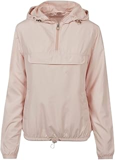 Antivento Giacca Impermeabile Donna Antipioggia Zip Esterno Rain Coat Felpa Cappuccio Cappotto Leggera Idrorepellente Traspirante