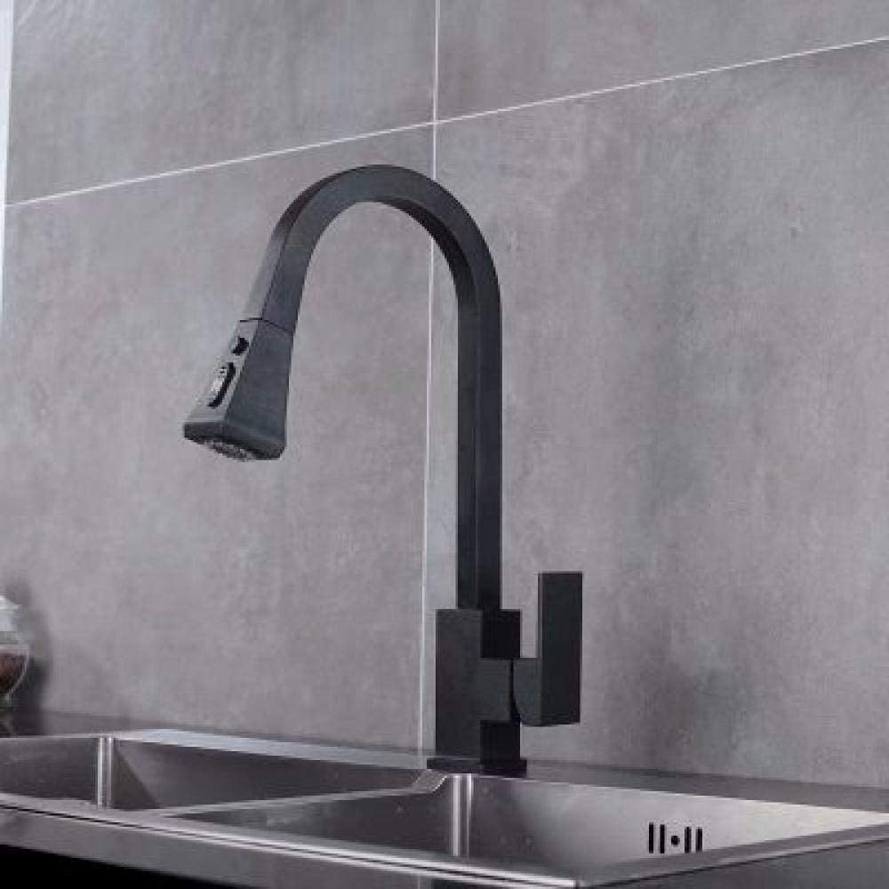 Robinet de cuisine en cuivre noir mat de type traction B(A22)