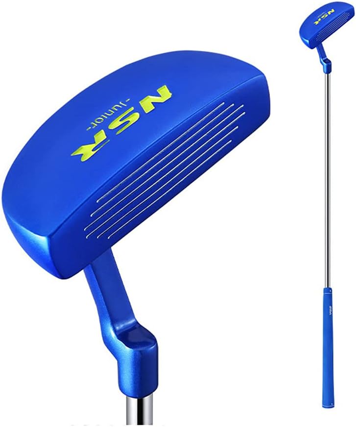 Kids Golf Putter Left Hand and Right Handed Childrens Golf Clubs for Ages 3-12 Boys and Girls Practice Putters (Blue,Right Hand for Ages 5-8)