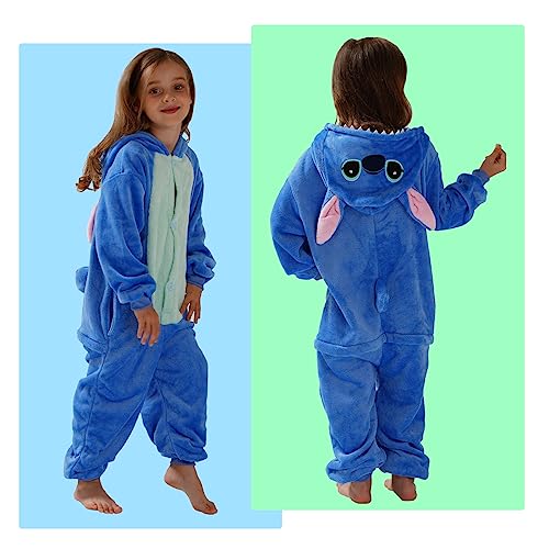 Unisex Children Animal Onesie Pajamas,Kids Flannel Halloween Cosplay Costume/Homewear/Sleepwear3