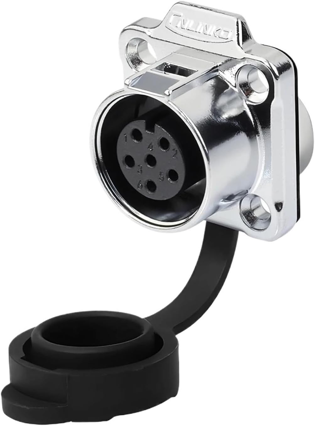 6-pin electrical connector L-type welding cable(Plug Only)