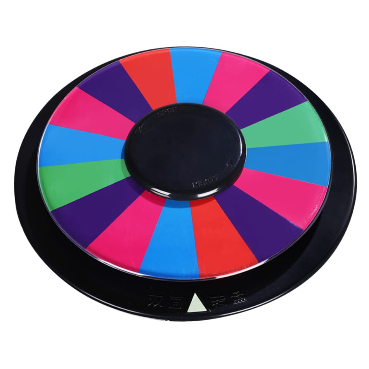 Homoyoyo 8/16 Slot Spinning Prize Wheel - Colorful Tabletop Roulette Wheel for Wheel of Fortune Games
