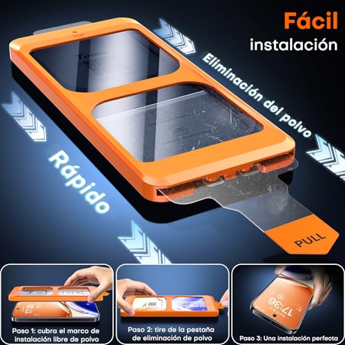 Image of TOCOL for Pixel 9 Screen Protector 6.3 9H Hardness Military Grade Shatterproof HD Tempered Glass Easy Installation 2 Pack