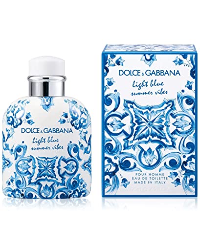 Dolce & Gabbana Light Blue Summer Vibes Eau De Toilette For Men, 4.2 Oz #TOP1
