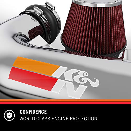 Image of K&N Cold Air Intake Kit: High Performance, Increase Horsepower: Compatible with 2003-2006 MAZDA (6) 69-6025TS