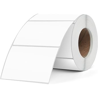 Thermal Labels White 76 x 50 mm Printer Stickers Pack of 500