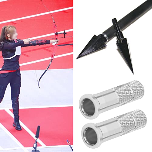 Be In Your Mind 30PCS Arrow Insert Base 6.2mm Aluminum Archery Base Inserts Replacements for Target Practice Use Carbon Arrow Shaft Accessory - Image 3