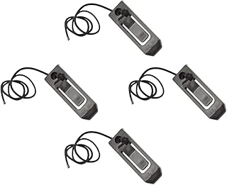 VILLCASE Surfing Watershed Fin Clips Surfboard Fin Clips, Longboard Fin Splitter Snap Type Split Surf Board Paddle Board Fin Replacement for Outdoor Surfing Surfboard 4pcs