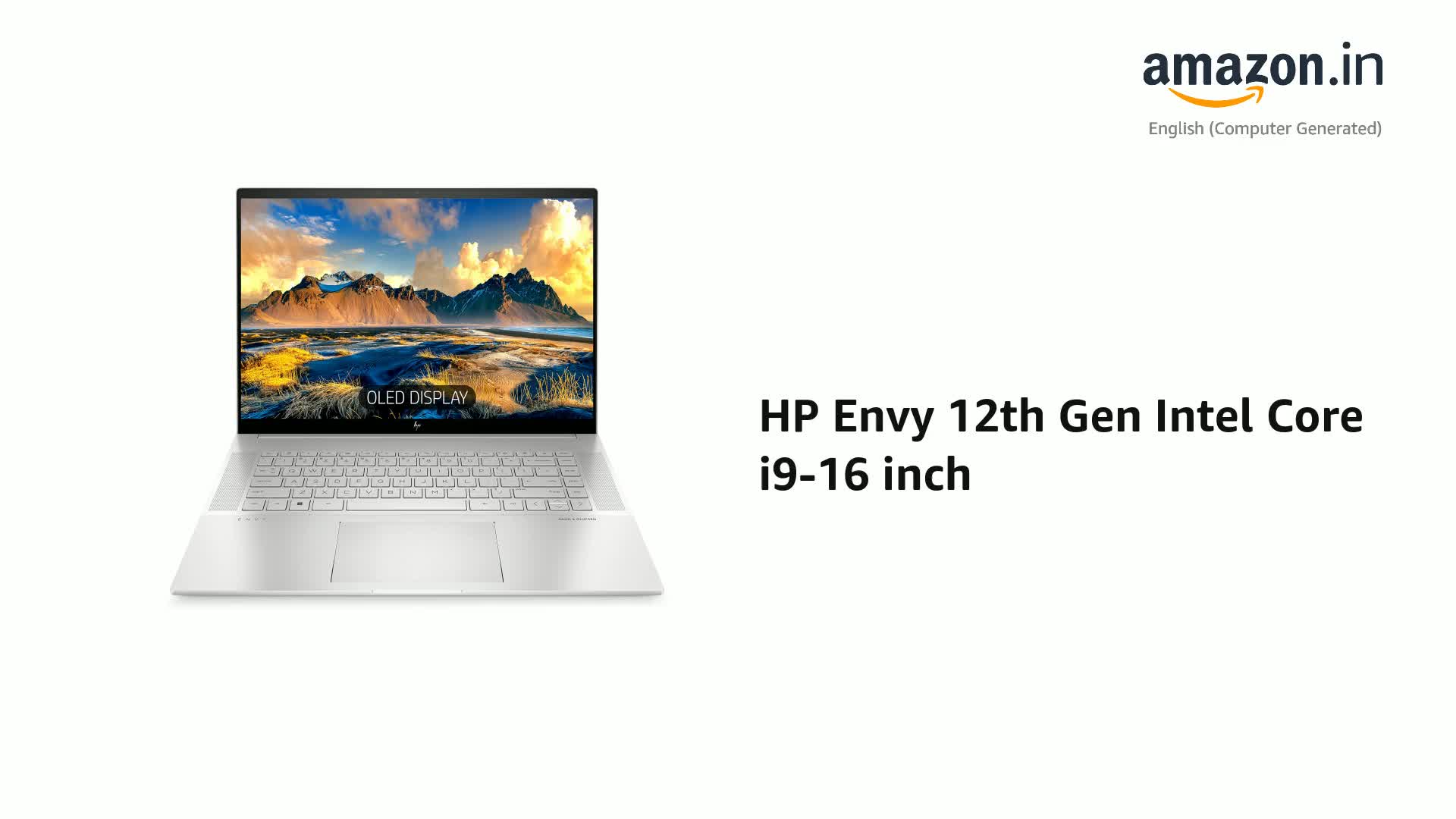 HP Envy 12th Gen Intel Core i9-16 inch(40.6cm) UHD+OLED Multi