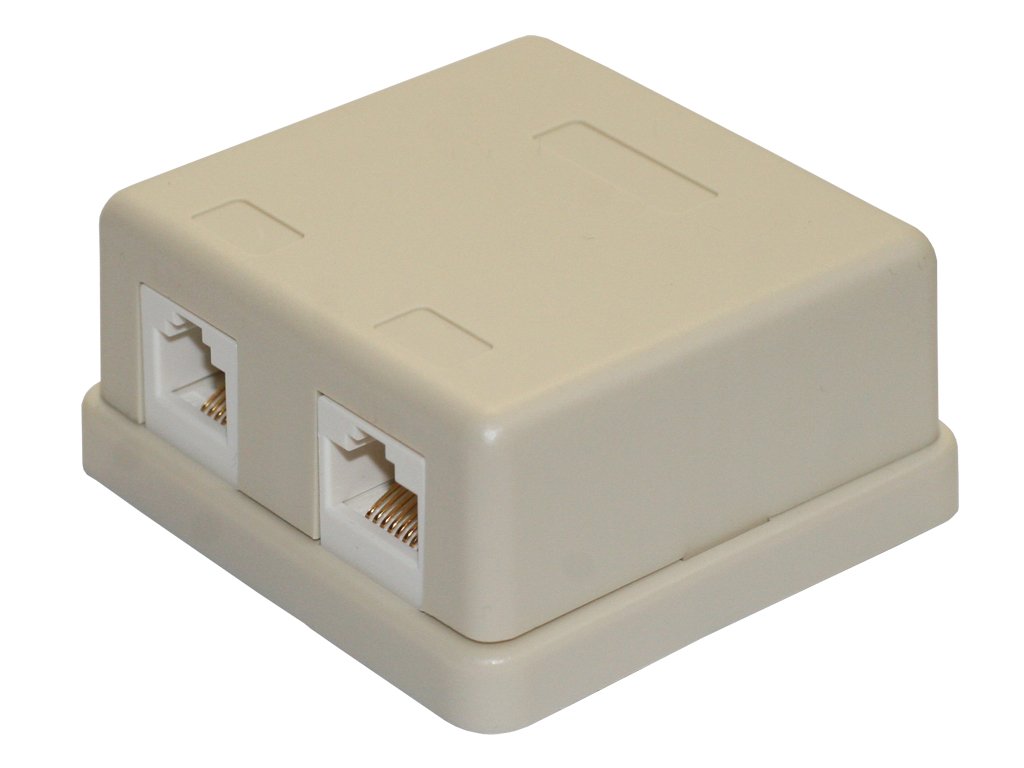 Avalva1253 Double Telephone Plug