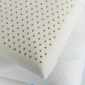 Travesseiro Original Látex - I wanna sleep - (Altura M - 13cm) - Látex Tailandês 100% Natural, Hipoalergênico e Naturalmente Resistente a Poeira e Ácaros - 13x40x60cm