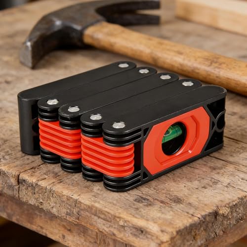Nivel plegable magnético compacto de carpintería para medición angular de paredes 4