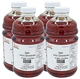 Nature Blessed 100% Pure Domestic Apple Fruit Juice Concentrate - 4 Quarts (4/32 fl oz bottles), Great for...
