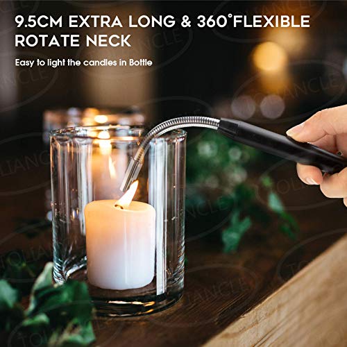 TOLIANCLE Lichtbogen Feuerzeug丨Elektronisch Feuerzeug丨Triple-SICHERHEITS USB Aufladbar丨LED-Display Elektro… – Bild 7