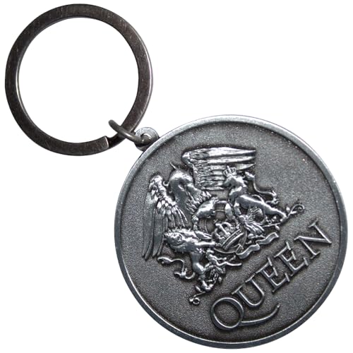 Queen Argenté Crest Double Sided Porte-Clés Keychain Size One Size