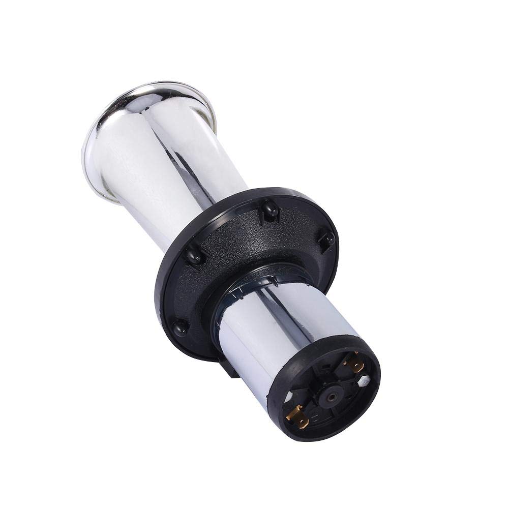 Tromba Vecchio Stile 110DB 12V – Clacson Vintage Ahooga 490Hz Per Auto, Camion E Veicoli, In Argento Con Kit Di Montaggio