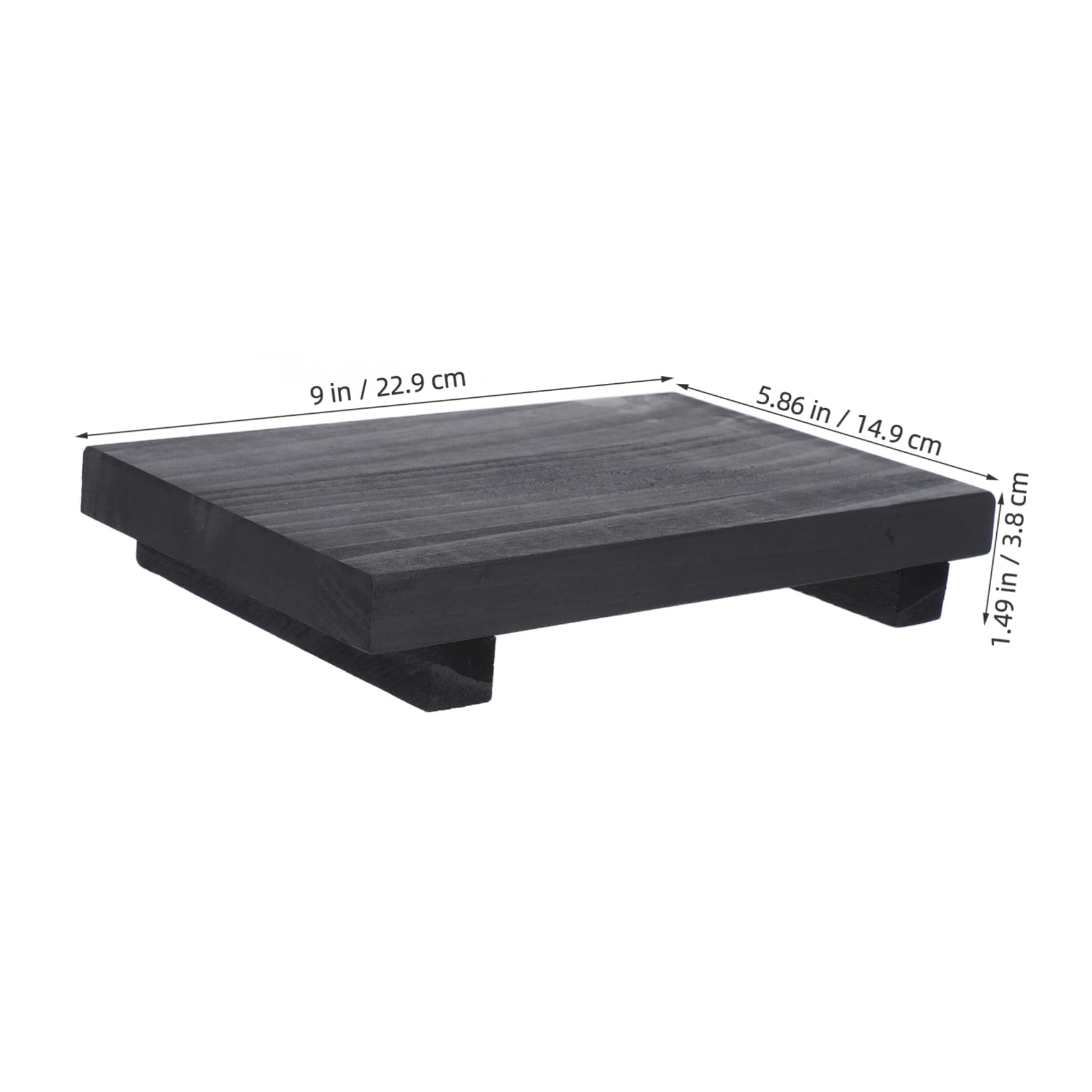 Holibanna Vanity Tray for Bathroom Natural Soap Holder Display Board Multi-use Storage for Cosmetics Jewelry and Accessories Sleek Design for Countertop and Dresser Organization