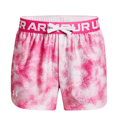 Under Armour Girls Play Up Shorts (US, Alpha, X-Large, Regular) Pink/White