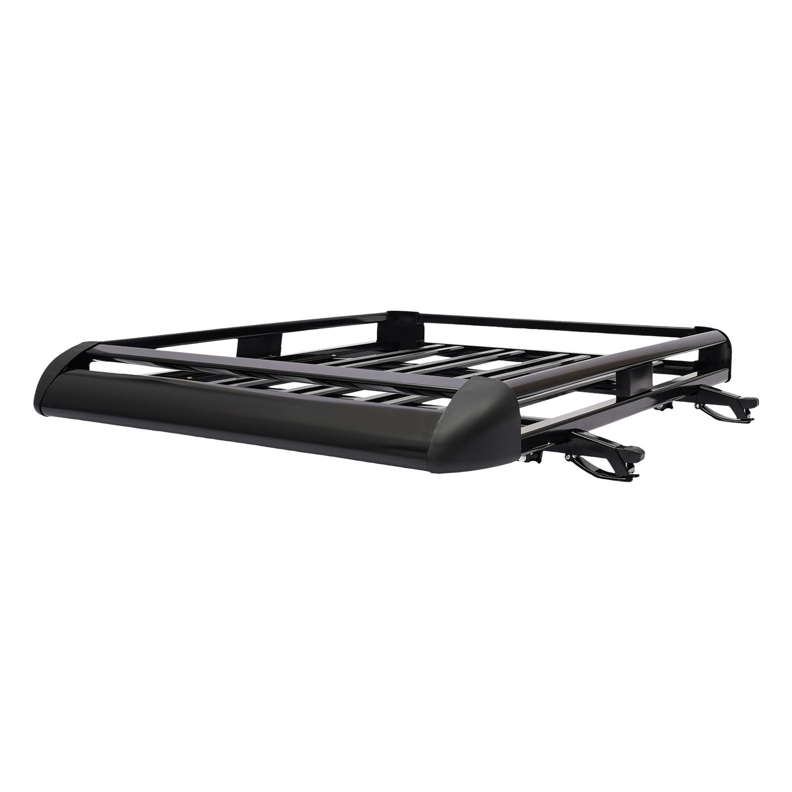Portaequipajes, cesta de techo para coche, portaequipajes universal, cesta de equipaje de metal negro, portaequipajes, 68 kg para SUV y camiones de recogida de 50 x 38,2 pulgadas