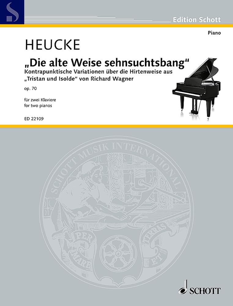 Variations contrapuntiques Wagner partition 2 pianos 4 mains Tristan et Isolde