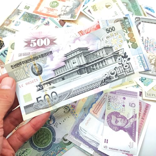 IMPACTO COLECCIONABLES 100 Mixed Banknotes of The World - Collectible Notes for Collectors- Ancient and Old Banknotes Collection