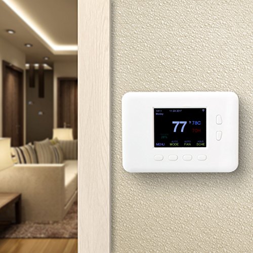 Image of MiLOCKS Smart Thermostat, Central Cooling and Heating Controller, LoRa Enabled Smart Home Device and Security, YoSmart App