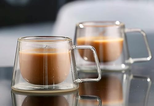 Miniatura 4 de M Kae Home, vaso de cristal de doble pared, 2 unidades, 6.8 fl oz