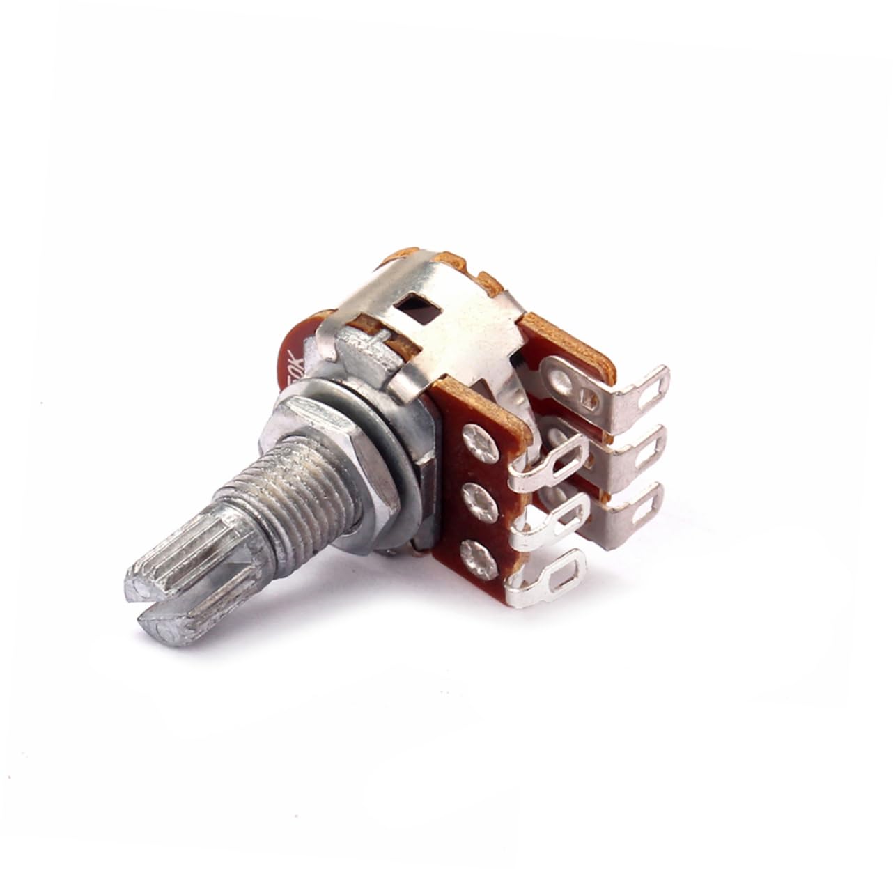 FAVOMOTO 3pcs Solid Sturdy Guitar Accessory Mn50k Audio Taper Potentiometer Dual Pot