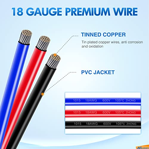 Image of Nilight 3Pin Electrical Wire Connectors Male and Female Plug Socket Quick Disconnect Waterproof Play Terminals for Automotive Cars Trucks Motorcycles Marine Boats