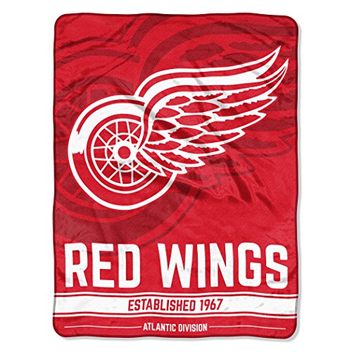 Northwest The Company NHL Detroit Red Wings Micro Raschel Throw Blanket 46 x 60 Break Away