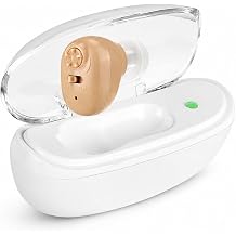 Rechargeable Hearing Aid for Seniors & Adults, Single Ear Use