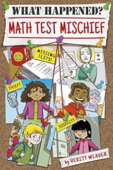 Paperback Math Test Mischief (What Happened? (Set of 4)) Book