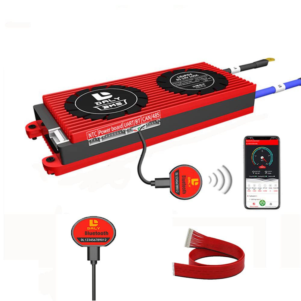 Buy Daly Li-ion 7S 24V 100A Buletooth BMS Battery Management System ...